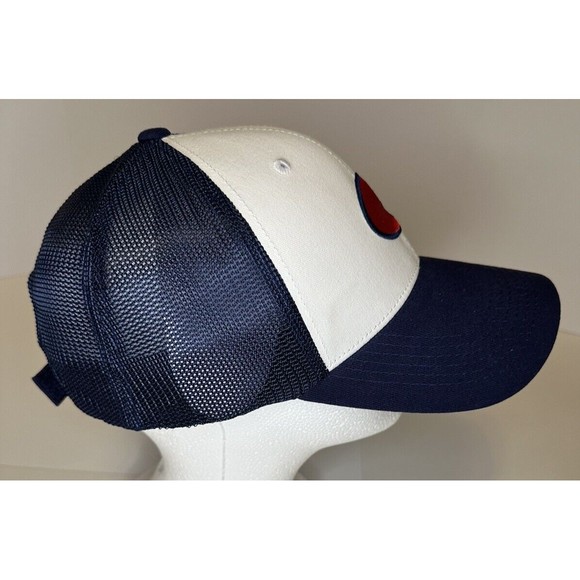 COSTA Del Mar Chesapeake SnapBack Trucker Hat Cap Blue Red White OSFA - Picture 6 of 11